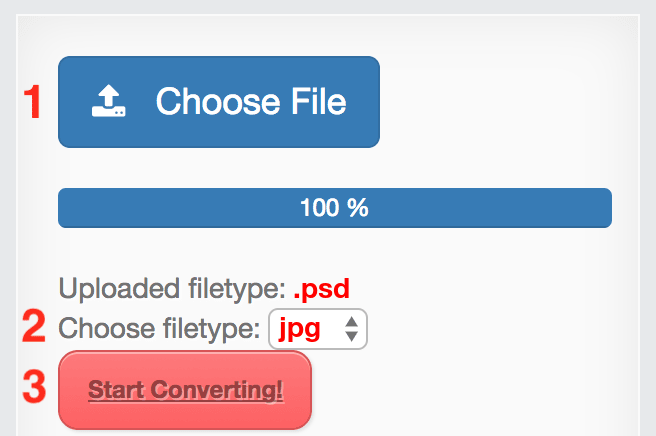 How to convert PSD files online to JPG
